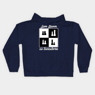 Love knows no boundaries Kids Hoodie